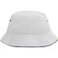 Fisherman Piping Hat for Kids - Trendiger Kinderhut aus weicher Baumwolle (white/navy) (Art.-Nr. CA583882)