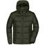Men's Padded Jacket - Gesteppte Winterjacke aus recyceltem Polyester mit sorona®AURA Wattierung [Gr. 3XL] (deep-forest/yellow) (Art.-Nr. CA591357)