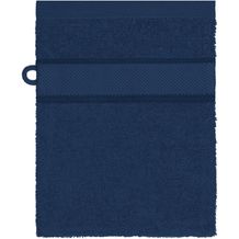 Flannel - Waschhandschuh im modischen Design (navy) (Art.-Nr. CA591504)