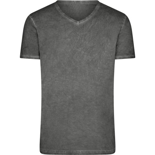 Men's Gipsy T-Shirt - Trendiges T-Shirt mit V-Ausschnitt [Gr. L] (Art.-Nr. CA594662) - Baumwoll Single Jersey mit aufwändige...