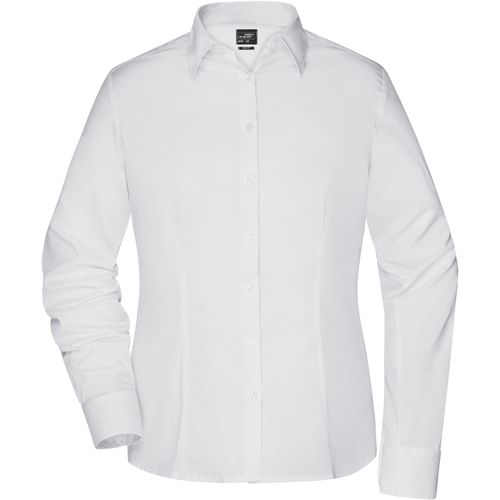 Ladies`Shirt Slim Fit - Modisch tailliertes Cityhemd und Damenbluse [Gr. XS] (Art.-Nr. CA597113) - Feine, elastische und hautsympathische...