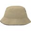 Fisherman Piping Hat for Kids - Trendiger Kinderhut aus weicher Baumwolle (khaki/black) (Art.-Nr. CA600563)