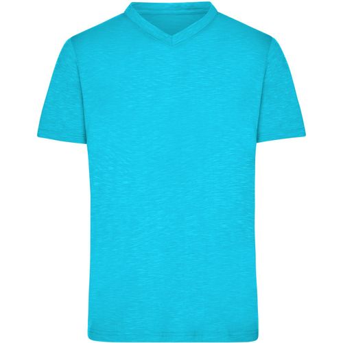 Men's Slub T-Shirt - Funktions T-Shirt für Freizeit und Sport [Gr. M] (Art.-Nr. CA600662) - Elastischer Single Jersey aus Flammgarn
...