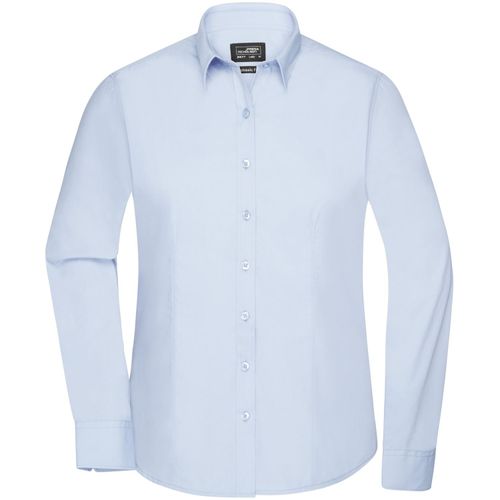 Ladies' Shirt Longsleeve Poplin - Klassisches Shirt aus pflegeleichtem Mischgewebe [Gr. XS] (Art.-Nr. CA601186) - Popeline-Qualität mit Easy-Care-Ausrüs...