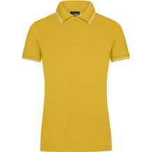 Ladies' Polo - Polo in elastischer Piqué-Qualität [Gr. XXL] (sun-yellow/white) (Art.-Nr. CA604357)