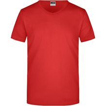 Men's Slim Fit V-T - Figurbetontes V-Neck-T-Shirt [Gr. S] (Art.-Nr. CA604621)