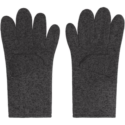Fleece-Gloves - Pflegeleichte Strickfleece-Handschuhe [Gr. L/XL] (Art.-Nr. CA605606) - Weiches und wärmendes Material in Melan...