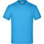Junior Basic-T - Kinder Komfort-T-Shirt aus hochwertigem Single Jersey [Gr. S] (aqua) (Art.-Nr. CA606239)