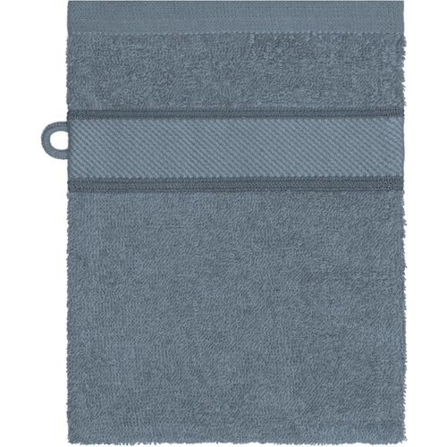 Flannel - Waschhandschuh im modischen Design (Art.-Nr. CA608718) - Angenehm weicher Walkfrottier aus...