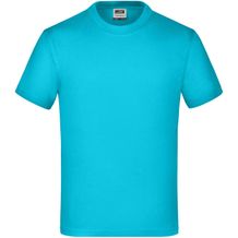 Junior Basic-T - Kinder Komfort-T-Shirt aus hochwertigem Single Jersey [Gr. XL] (Turquoise) (Art.-Nr. CA609425)