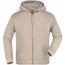 Hooded Jacket Junior - Klassische Kapuzenjacke aus hochwertiger French-Terry-Qualität [Gr. XL] (stone) (Art.-Nr. CA611387)