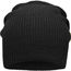 Knitted Long Beanie - Lässige überlange Strickmütze (black) (Art.-Nr. CA614613)