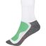 Sport Socks - Funktions- und Sport-Socke [Gr. 35-38] (white/green) (Art.-Nr. CA618704)