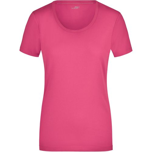 Ladies' Stretch Round-T - T-Shirt aus weichem Elastic-Single-Jersey [Gr. XXL] (Art.-Nr. CA620067) - Gekämmte, ringgesponnene Baumwolle
Lock...