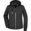 Ladies' Maritime Jacket - Junge Softshelljacke mit modischen Details [Gr. XL] (black/black/white) (Art.-Nr. CA624050)