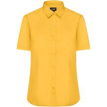 Ladies' Shirt Shortsleeve Poplin - Klassisches Shirt aus pflegeleichtem Mischgewebe [Gr. S] (Yellow) (Art.-Nr. CA624454)