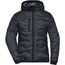 Ladies' Padded Jacket - Gesteppte Jacke mit sorona®AURA Wattierung (nachwachsender, pflanzlicher Rohstoff) [Gr. L] (graphite/camouflage) (Art.-Nr. CA626624)