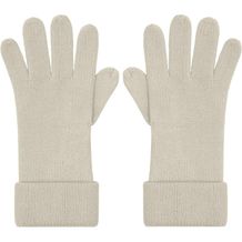 Fine Knitted Gloves - Strickhandschuhe mit breitem Umschlag [Gr. L/XL] (Braun) (Art.-Nr. CA630133)