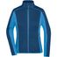 Ladies' Structure Fleece Jacket - Stretchfleecejacke im sportlichen Look [Gr. S] (navy/bright-blue) (Art.-Nr. CA631154)