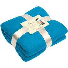 Fleece Blanket - Vielseitig verwendbare Fleecedecke für Gastronomie und Freizeit (Turquoise) (Art.-Nr. CA636790)