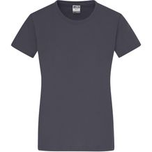 Ladies' Slim Fit-T - Figurbetontes Rundhals-T-Shirt [Gr. XXL] (graphite) (Art.-Nr. CA641379)