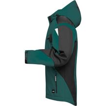 Craftsmen Softshell Jacket - Professionelle Softshelljacke mit warmem Innenfutter (dark-green / black) (Art.-Nr. CA641422)
