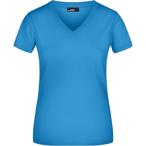 Ladies' V-T - Tailliertes Damen T-Shirt [Gr. M] (Art.-Nr. CA645834) - Weicher Elastic-Single Jersey
Gekämmte,...
