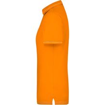 Ladies' Elastic Polo - Hochwertiges Poloshirt mit Kontraststreifen (orange / white) (Art.-Nr. CA649962)