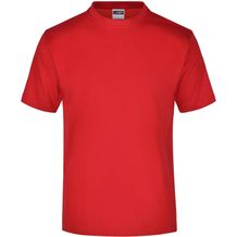 Round-T Medium (150g/m²) - Komfort-T-Shirt aus Single Jersey [Gr. XL] (tomato) (Art.-Nr. CA650476)