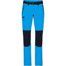 Ladies' Trekking Pants - Bi-elastische Outdoorhose in sportlicher Optik [Gr. XL] (bright-blue/navy) (Art.-Nr. CA651181)