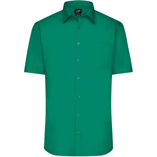 Men's Shirt Shortsleeve Poplin - Klassisches Shirt aus pflegeleichtem Mischgewebe [Gr. S] (Art.-Nr. CA654477) - Popeline-Qualität mit Easy-Care-Ausrüs...