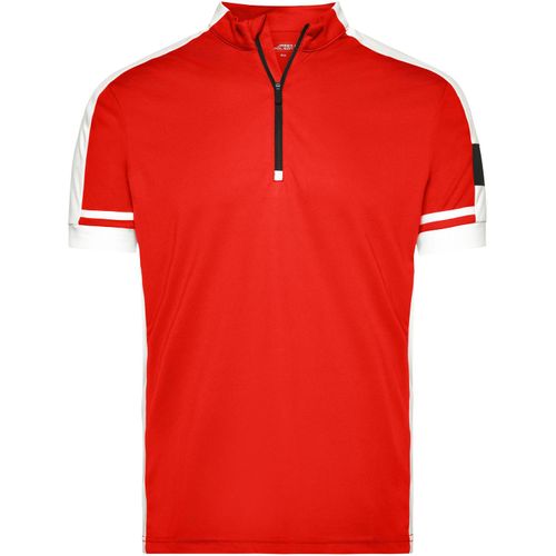 Men's Bike-T Half Zip - Sportives Bike-Shirt [Gr. L] (Art.-Nr. CA656323) - Atmungsaktiv, feuchtigkeitsregulierend,...