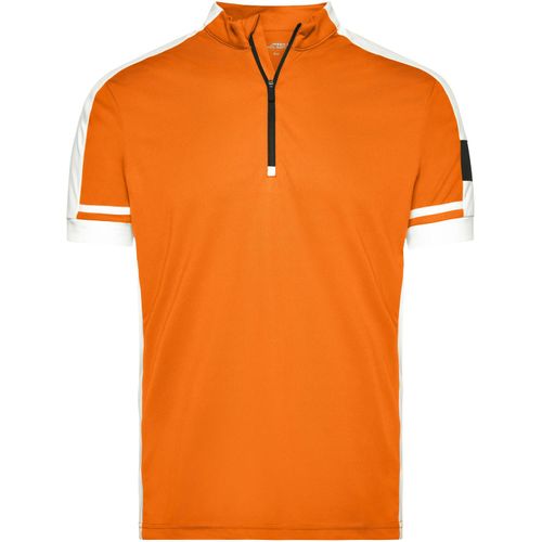 Men's Bike-T Half Zip - Sportives Bike-Shirt [Gr. XL] (Art.-Nr. CA657232) - Atmungsaktiv, feuchtigkeitsregulierend,...