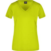 Ladies' Active-V - Funktions T-Shirt für Freizeit und Sport [Gr. XL] (acid-yellow) (Art.-Nr. CA658461)