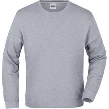 Basic Sweat - Klassisches Sweatshirt aus French-Terry [Gr. S] (grey-heather) (Art.-Nr. CA658557)