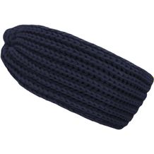 Knitted Headband - Extrabreites Stirnband (navy) (Art.-Nr. CA660389)