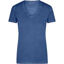 Ladies' Gipsy T-Shirt - Trendiges T-Shirt mit V-Ausschnitt [Gr. XXL] (Denim) (Art.-Nr. CA662087)