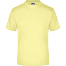 Round-T Medium (150g/m²) - Komfort-T-Shirt aus Single Jersey [Gr. L] (light-yellow) (Art.-Nr. CA662454)