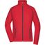Ladies' Structure Fleece Jacket - Leichte Outdoor-Fleecejacke [Gr. S] (red/carbon) (Art.-Nr. CA665011)