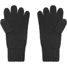 Melange Gloves Basic - Elegante Strickhandschuhe aus Melange-Garnen [Gr. L/XL] (black) (Art.-Nr. CA669992)