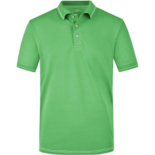 Men's Elastic Polo - Hochwertiges Poloshirt mit Kontraststreifen [Gr. S] (Art.-Nr. CA674381) - Weicher Elastic-Single-Jersey
Gekämmte,...