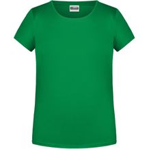 Girls' Basic-T - T-Shirt für Kinder in klassischer Form [Gr. M] (fern-green) (Art.-Nr. CA675571)