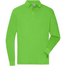 Men's Workwear-Longsleeve Polo - Strapazierfähiges und pflegeleichtes Langarm Polo [Gr. 3XL] (lime-green) (Art.-Nr. CA676456)