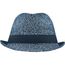 Melange Hat - Hut in sommerlich frischen Melange-Farben [Gr. L/XL] (navy-melange) (Art.-Nr. CA679585)