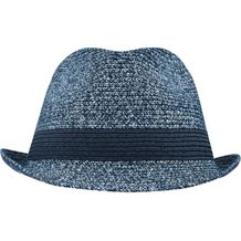 Melange Hat - Hut in sommerlich frischen Melange-Farben [Gr. L/XL] (navy-melange) (Art.-Nr. CA679585)