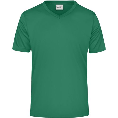 Men's Active-V - Funktions T-Shirt für Freizeit und Sport [Gr. L] (Art.-Nr. CA679609) - Feiner Single Jersey
V-Ausschnitt,...