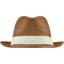 Urban Hat - Hut im lässigen Summer-Look [Gr. S/M] (nougat/off-white) (Art.-Nr. CA680252)