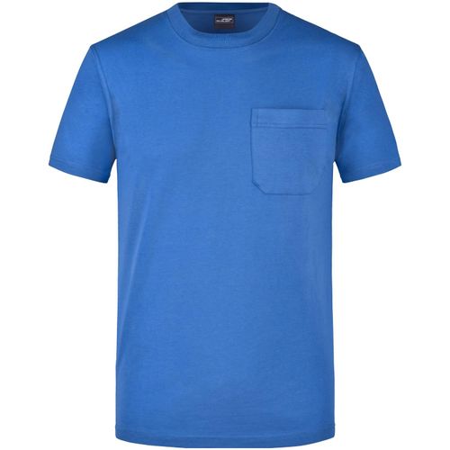 Men's Round-T Pocket - Klassisches T-Shirt mit Brusttasche [Gr. M] (Art.-Nr. CA680342) - Gekämmte, ringgesponnene Baumwolle
Rund...