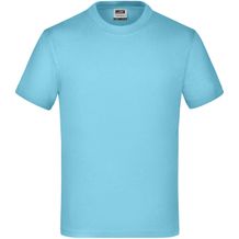 Junior Basic-T - Kinder Komfort-T-Shirt aus hochwertigem Single Jersey [Gr. S] (sky-blue) (Art.-Nr. CA684499)