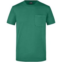 Men's Round-T Pocket - Klassisches T-Shirt mit Brusttasche [Gr. 3XL] (dark-green) (Art.-Nr. CA687372)